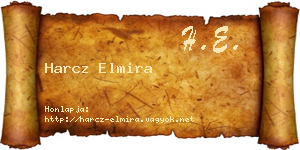 Harcz Elmira névjegykártya